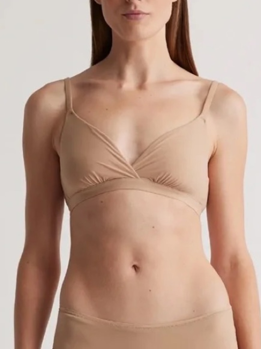 QUINCE NUDE WIRELESS BRA